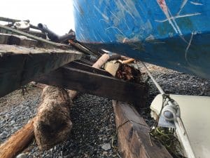 Still tied to the dock!