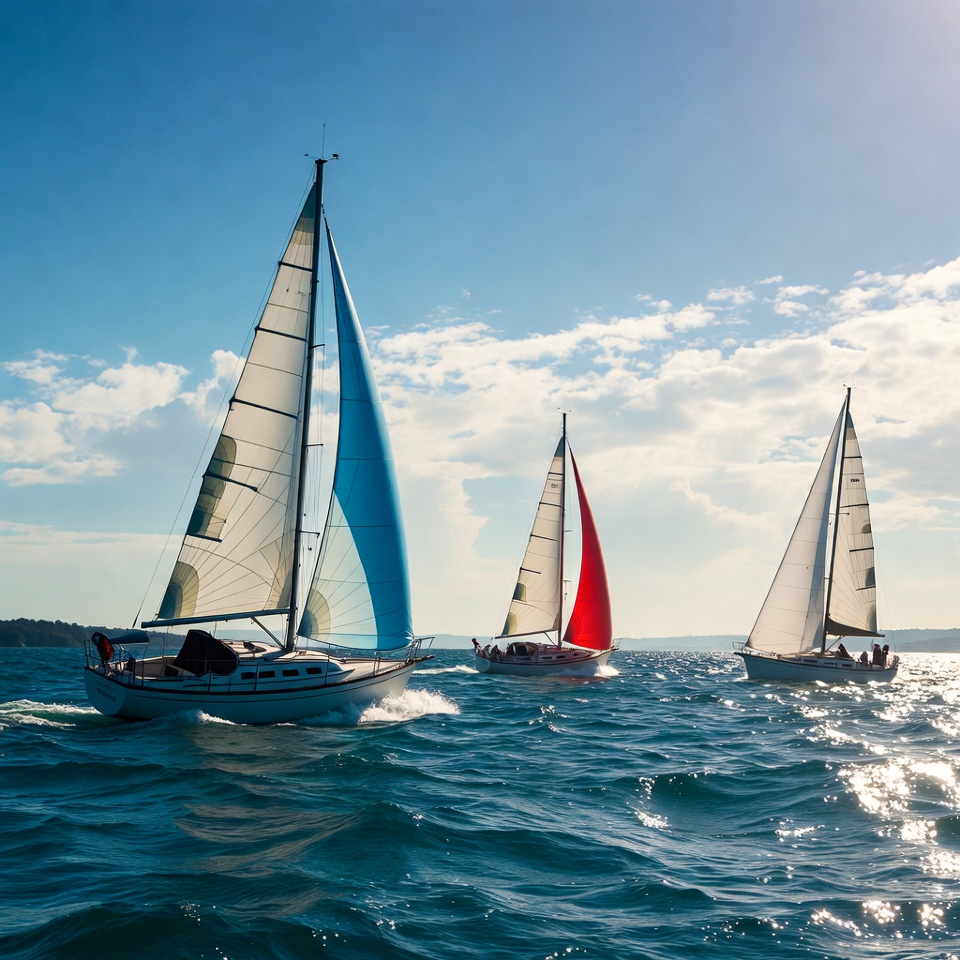 Sailor at the helm developing skipper skills