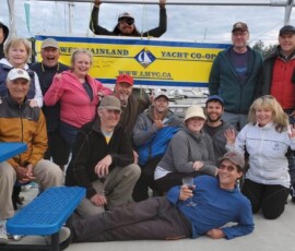 Group photo of members at club cruise
